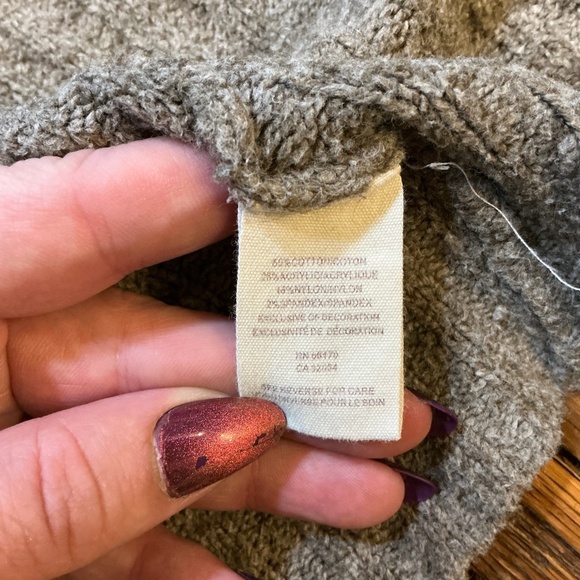 Free People Cuddle Bear Admiral Cardigan Sweater Women’s Size Small in Taupe - Picture 13 of 13